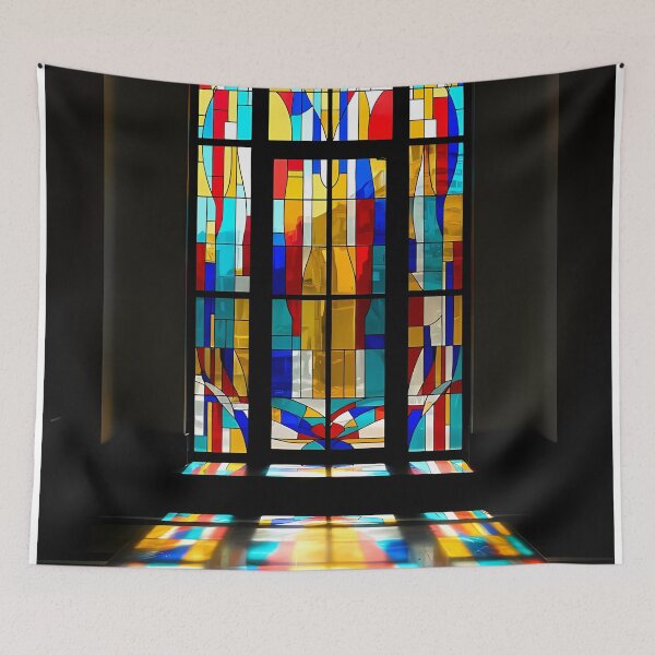 Item preview, Modern Colorful Stained Glass Texture (image size 7840x11680) designed and sold by Digital-Davinci.