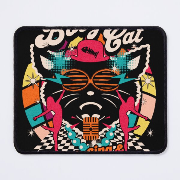 Item preview, The Boogie Cat Retro Disco Dance Party Feline Graphic Tee designed and sold by GenZFashion000.