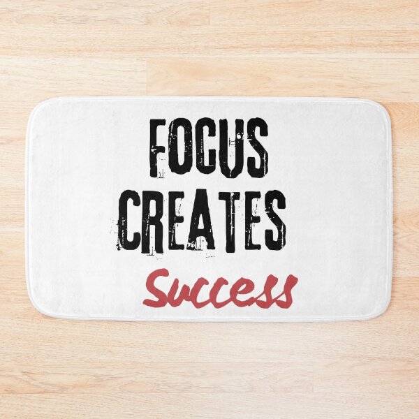 Item preview, Focus Creates Success Motivation Quote Design designed and sold by Adappai.
