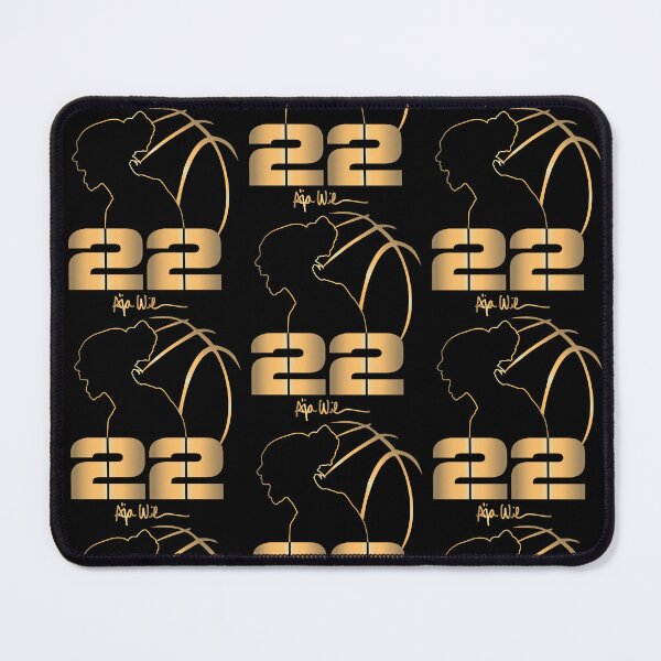 Item preview, A’ja Wilson Tribute Tee — Gold 22 designed and sold by Hoops & Her.