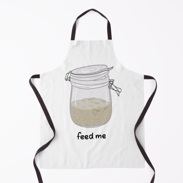 Item preview, Feed Me — Sourdough Starter Jar Illustration designed and sold by VectorsbyV.