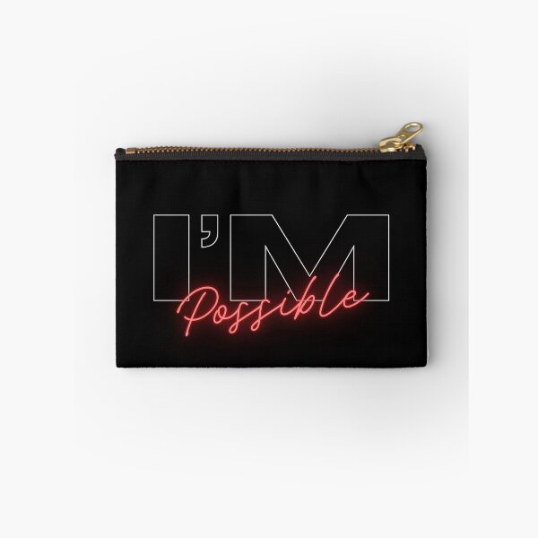 Item preview, "I'm Possible - Black and White Motivational Art" designed and sold by DANISH_SHAIKH.
