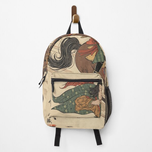 Item preview, Edo Period Samurai Archer on Horseback Ukiyo-e Style Japanese Warrior Art designed and sold by Element Horizon Studio.