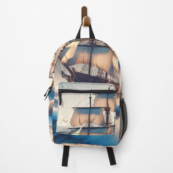Item preview, Vintage Galleon Ship Sailing Through Stormy Waves designed and sold by Holub Art Studio & design.