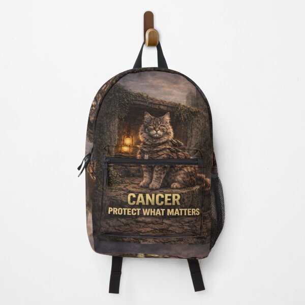 Item preview, Cancer Cat Zodiac Art – Protect What Matters Astrology Illustration designed and sold by TroyTheTerrific.
