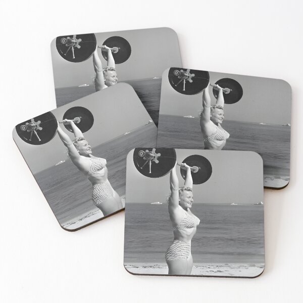 Item preview, Vintage Strong Female Bodybuilder Muscle Beach USA  designed and sold by TeeKid.