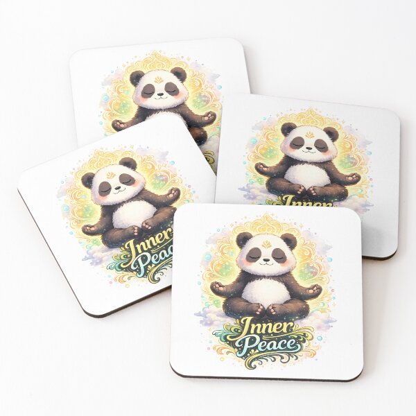 Item preview, Inner Peace – Meditating Panda Yoga Art designed and sold by Trove Designs.