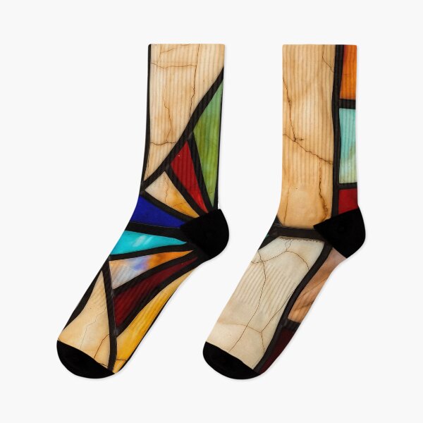 Item preview, Modern Colorful Stained Glass Texture (image size 7840x11680) designed and sold by Digital-Davinci.