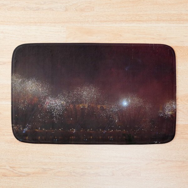 Item preview, Spectacular Golden Fireworks Night Celebration Over Water designed and sold by Holub Art Studio & design.