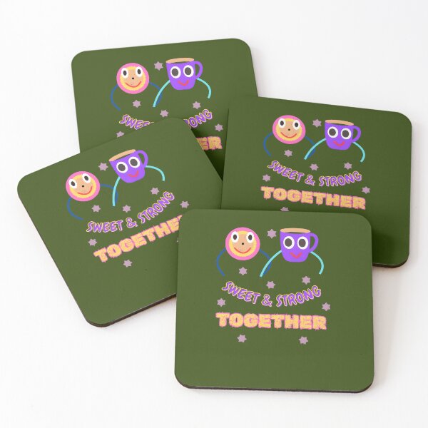 Item preview, Sweet & Strong Together Friendship Illustration designed and sold by HopeAndHustle.