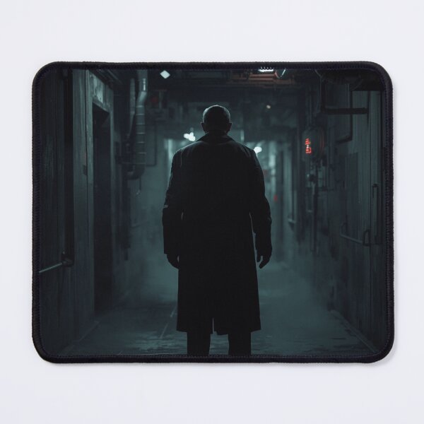 Item preview, Ashfall Files | Silent Witness | Noir Sci-Fi Detective in a Space Station Corridor designed and sold by Element Horizon Studio.