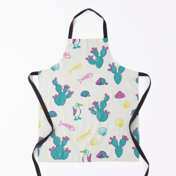 Item preview, Cozy pastel mood cactus, bird, shell, fishbone pattern designed and sold by Virtual-Studio-Geebaki.
