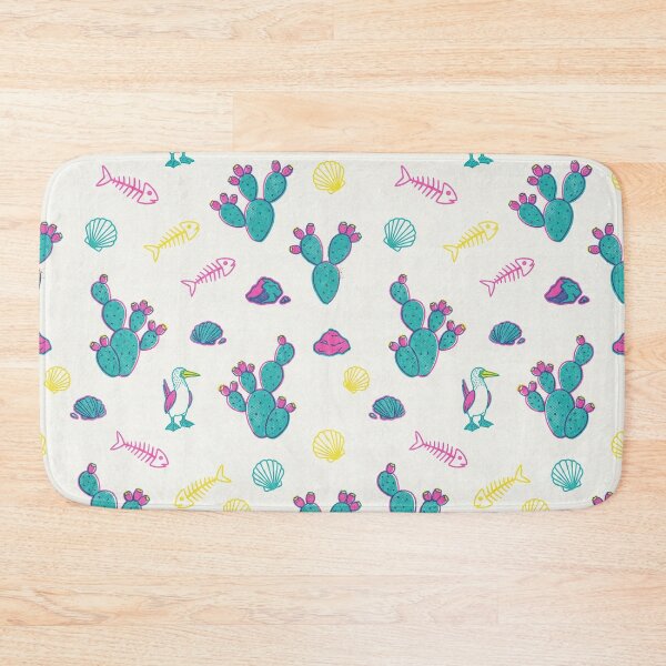 Item preview, Cozy pastel mood cactus, bird, shell, fishbone pattern designed and sold by Virtual-Studio-Geebaki.