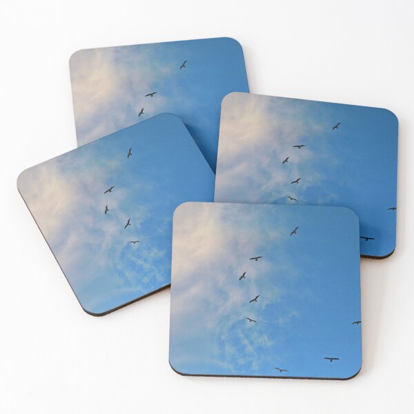 Item preview, Flock Of Birds Flying In Blue Summer Sky designed and sold by Holub Art Studio & design.