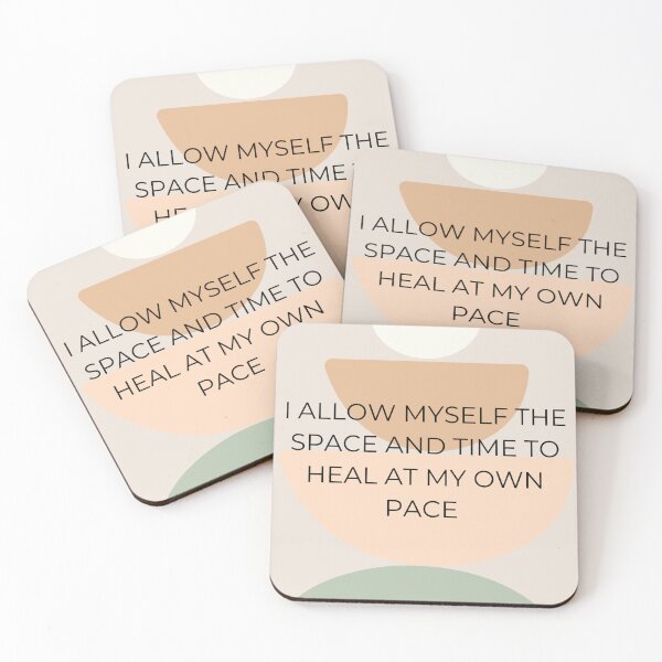 Item preview, I allow myself the space and time to heal at my own pace designed and sold by HelpOthersRise.