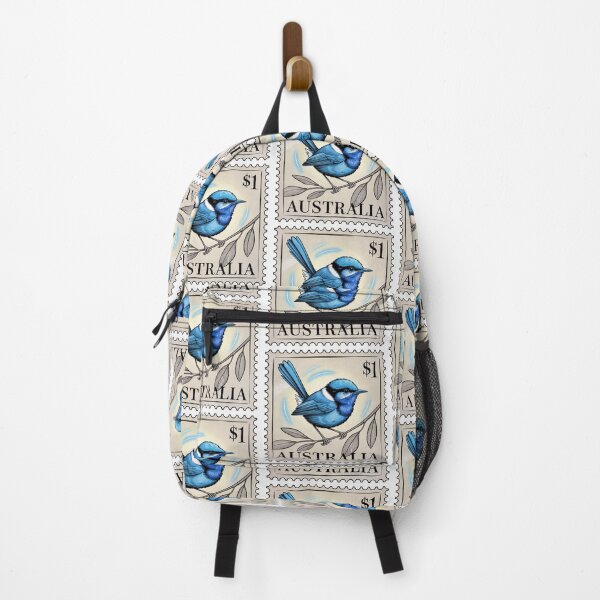 Item preview, Australian Postage Stamp Superb Fairy Wren designed and sold by Wennebabs.