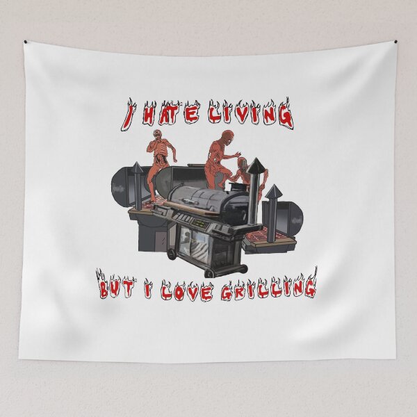 Item preview, Odio vivir, pero me encanta hacer parrilladas. designed and sold by DeadTreeRB.