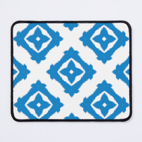 Item preview, Cobalt Blue Diamond Ikat designed and sold by Tinaartth .