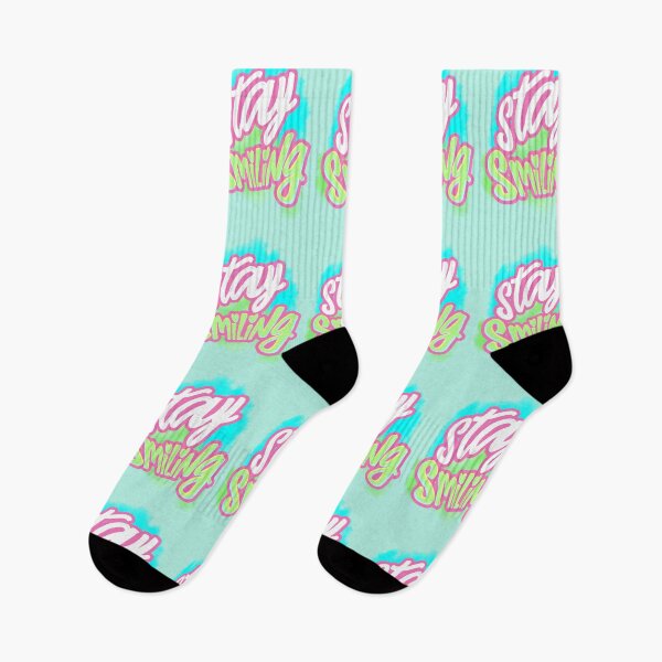 Item preview, Stay Smiling – Positive Phrase with Modern Typography and Pastel Colors designed and sold by AstronautMerch.
