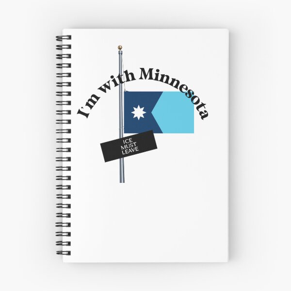 Item preview, I'M WITH MINNESOTA - dark for light backgrounds designed and sold by WheelieGdArt.
