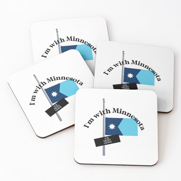Item preview, I'M WITH MINNESOTA - dark for light backgrounds designed and sold by WheelieGdArt.