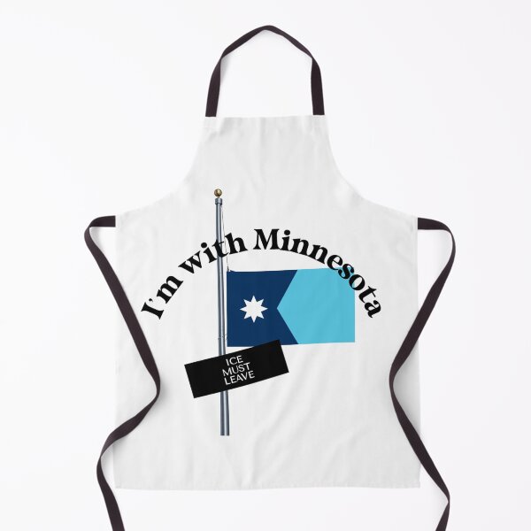 Item preview, I'M WITH MINNESOTA - dark for light backgrounds designed and sold by WheelieGdArt.