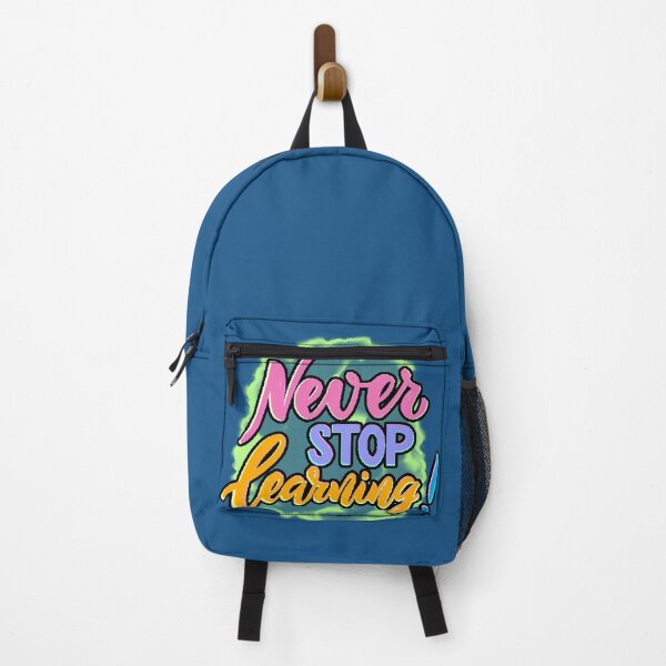 Item preview, Never Stop Learning – A Motivational Quote about Learning and Growing designed and sold by AstronautMerch.