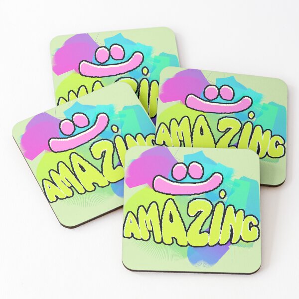 Item preview, Amazing – Cheerful Design with Smiling Face and Vibrant Colors designed and sold by AstronautMerch.