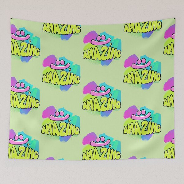 Item preview, Amazing – Cheerful Design with Smiling Face and Vibrant Colors designed and sold by AstronautMerch.