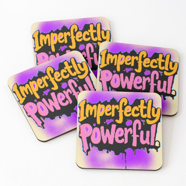 Item preview, Imperfectly Powerful – Motivational Phrase in Graffiti Style with Urban Attitude designed and sold by AstronautMerch.