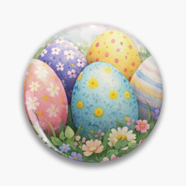 Item preview, Happy Easter – Spring Bunny & Eggs Watercolour designed and sold by inspired-works.