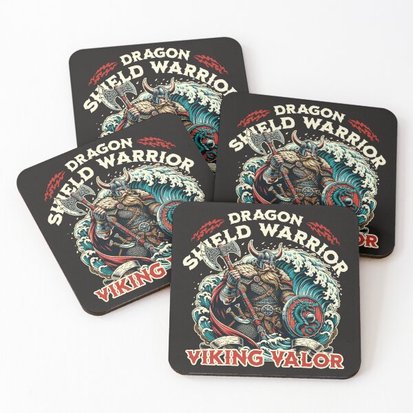 Item preview, Viking Valor Dragon Shield Warrior designed and sold by scooterbaby.