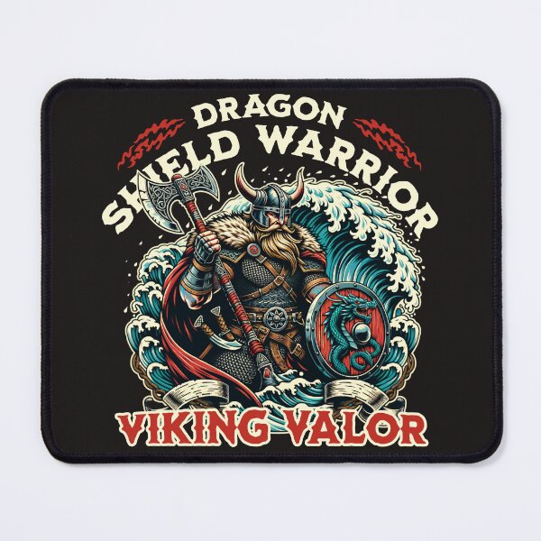 Item preview, Viking Valor Dragon Shield Warrior designed and sold by scooterbaby.