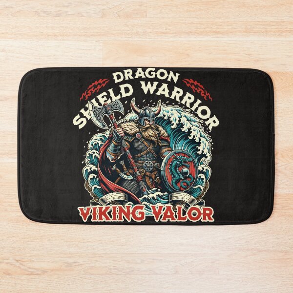 Item preview, Viking Valor Dragon Shield Warrior designed and sold by scooterbaby.