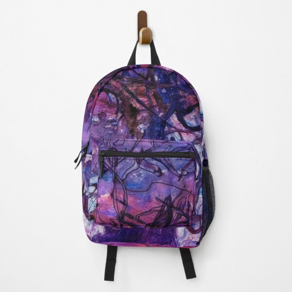 Item preview, Moonlit Tangle: Abstract Tree in Violet Storm designed and sold by LuxuryApparels.