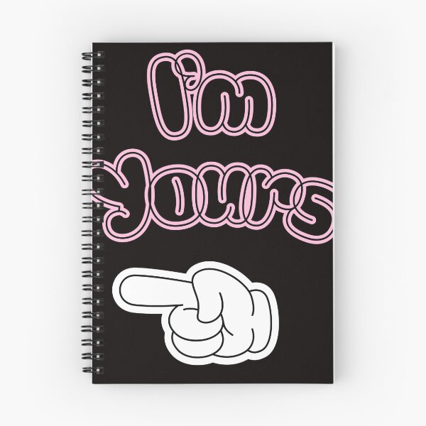 Aperçu de l'œuvre Lettre rose à bulles ludique « Je suis à toi » créée et vendue par  Merch08 .