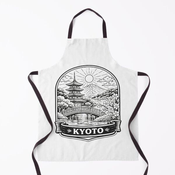 Item preview, Kyoto Line Art Illustration designed and sold by Myra365Art.