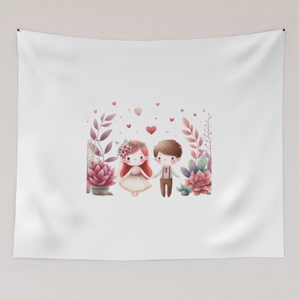 Item preview, succulent couple designed and sold by A.L.K.T Apparel.