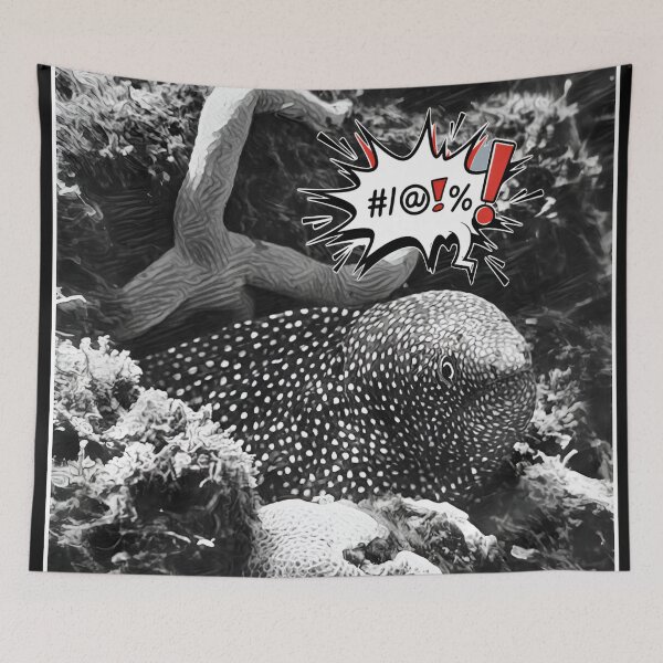 Item preview, Cussin Moray designed and sold by Scurvy Dawg Design.