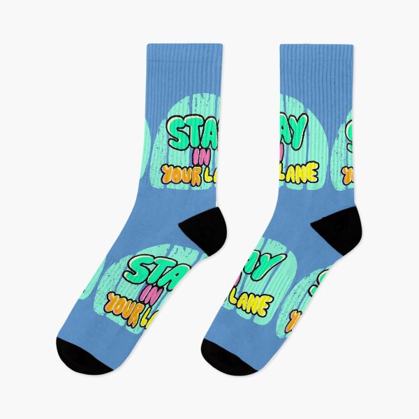 Item preview, Stay In Your Lane – Motivational Phrase with Vibrant Color Typography designed and sold by AstronautMerch.