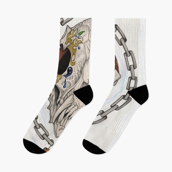 Item preview, Lock and Skull designed and sold by LightningSpeaking.