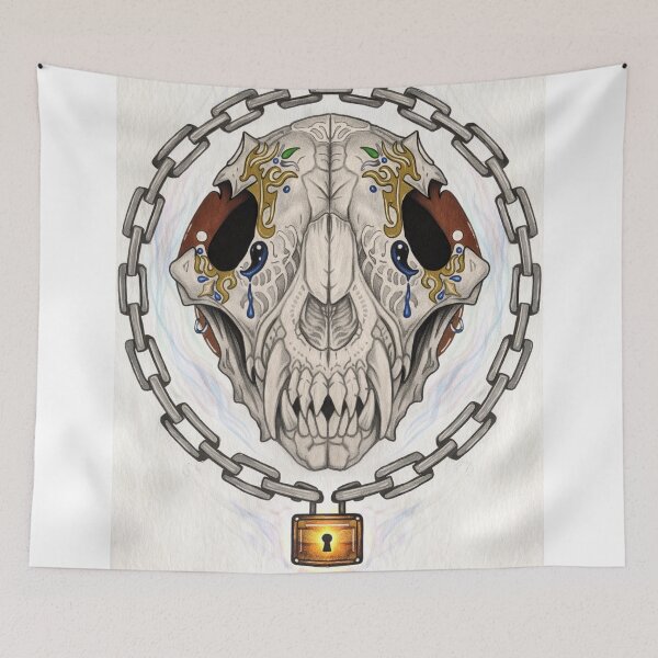 Item preview, Lock and Skull designed and sold by LightningSpeaking.