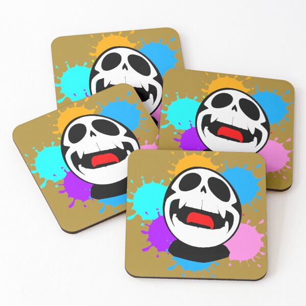 Item preview, Colorful Laughing Skull Illustration Psychedelic Art designed and sold by AstronautMerch.