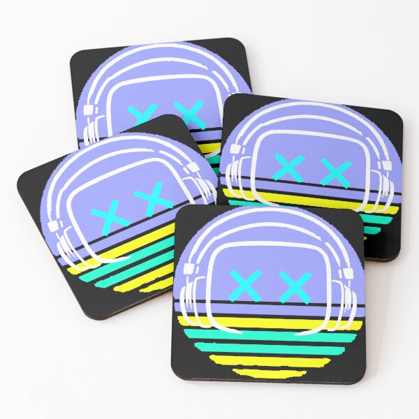 Item preview, Cara Cyber con Auriculares Ojos X Estilo Futurista designed and sold by AstronautMerch.