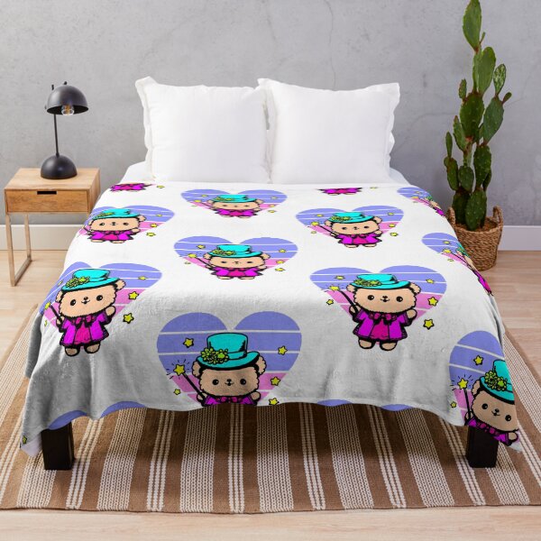Item preview, Kawaii Magical Pastel Teddy Bear Illustration designed and sold by AstronautMerch.