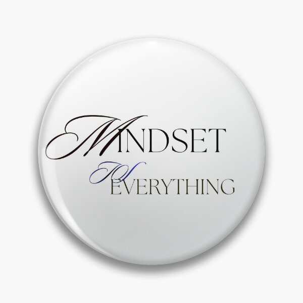 Item preview, Mindset Is Everything Motivation Quote designed and sold by Adappai.