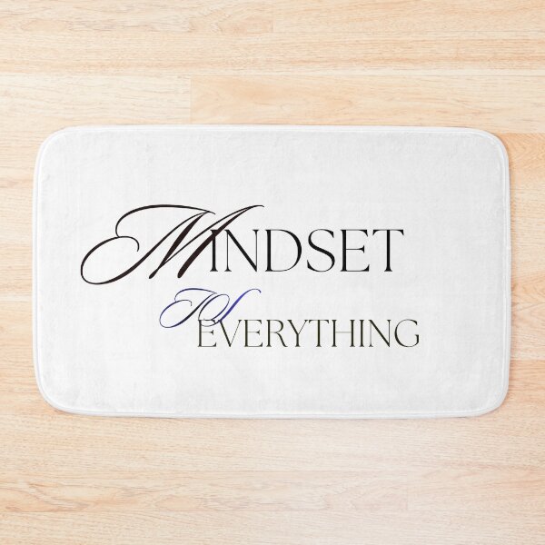 Item preview, Mindset Is Everything Motivation Quote designed and sold by Adappai.