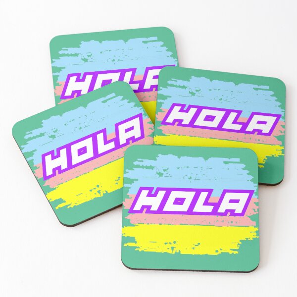 Item preview, Hello in Colorful Lettering with Vibrant Aesthetic Background designed and sold by AstronautMerch.