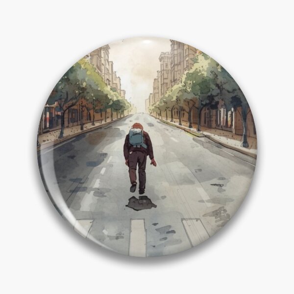 Item preview, Riot on an empty street #2 Kings of  Convenience watercolor fan art designed and sold by Etaipal.