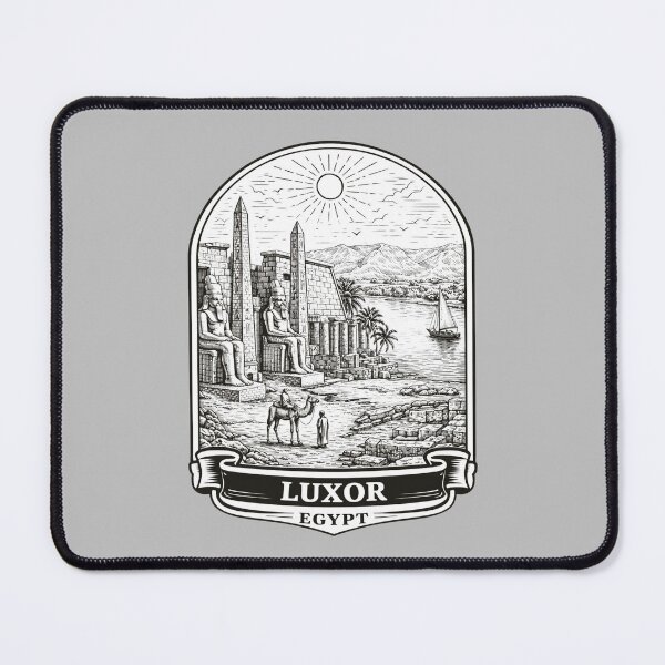 Item preview, Luxor, Egypt Line Art Illustration designed and sold by Myra365Art.